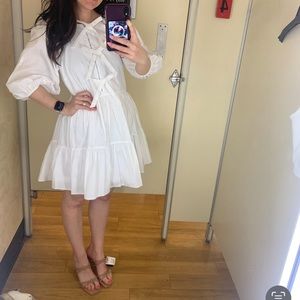 Cinq a Sept White Lynn Smock Dress